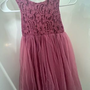 David’s Bridal 5T Quartz Heart Cut Out Dress